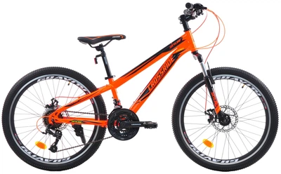 Велосипед горный подростковый Crossride Skyline 2.0 24 дюйма, рама 11" (Оранжевый)