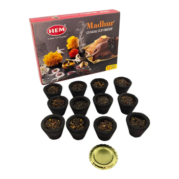 Чаши для окуривания Madhur Guggul Cup HEM 12 шт 36572