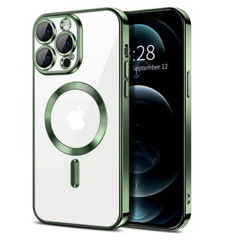 Чохол Fiji Chrome для Apple iPhone 13 Pro з MagSafe та захистом камер Green