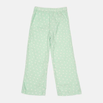 Брюки H&M 128см светло зеленый цветы 240910315052