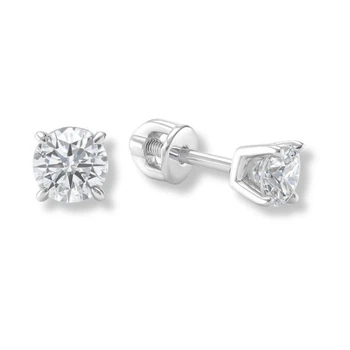Сережки-пусети (гвоздики) срібні з фіанітами Silver Style (30721.12 sku:2300103429073)