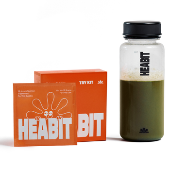 Функціональний напій HEABIT Try Kit: 7 порцій та пляшка, 84 грамів