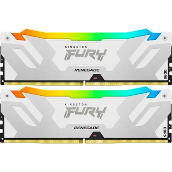 Модуль пам'яті для комп'ютера DDR5 32GB (2x16GB) 7200 MHz Renegade RGB White XMP Kingston Fury (ex.H