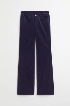 Жіночі штани H&M 211034-4 42(170/80) темно-синій 2110340006