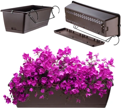 Балконний ящик Kadax Perama 60 см Коричневий (K8439)