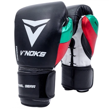Перчатки боксерські V`Noks Mex Pro Training 12 унцій, різнокольорові