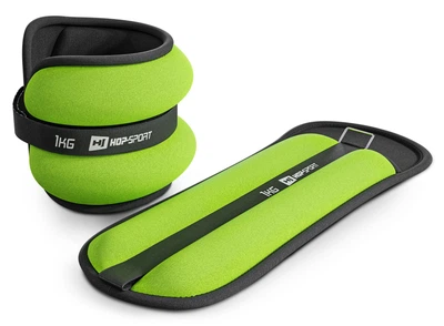Обважнювачі для рук та ніг Hop-Sport HS-S002WB 2 х 1 кг, зелені