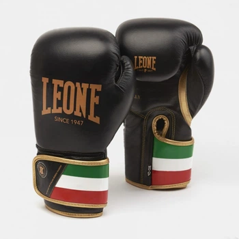 Перчатки боксерські Leone Italy 12 унцій, різнокольорові