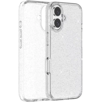 Чохол силіконовий WS Sparkles для iPhone 17 Transparent