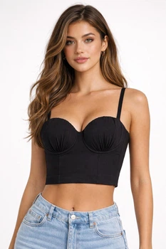 Женский гладкий корсет Izzy 02081-А Черный One Size (S/M)