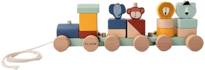 Дерев'яна іграшка на мотузці Trixie Потяг з тваринами (5400858361837)