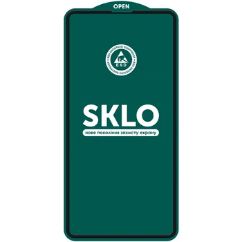 Защитное стекло "SKLO 5D" для Apple iPhone 17/ 16 Pro (6.3") Black