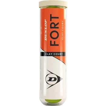 Набір м'ячів для тенісу Dunlop FORT CLAY COURT 4B жовтий (4 штуки) 601613