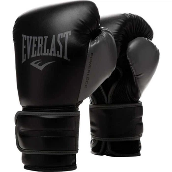 Рукавички боксерські Everlast POWERLOCK 2R TRAINING GLOVES чорні (16 унцій) P00002286