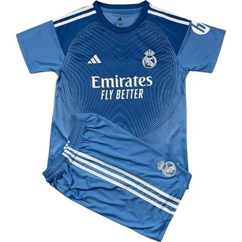 Воротарська форма дитяча Реал Мадрид (Real Madrid) 2025-2026 блакитно-синя 145-155 см F0274