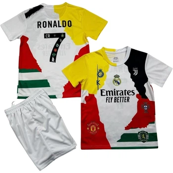 Футбольная форма Роналду (Ronaldo) 2025 разноцветная L F0362