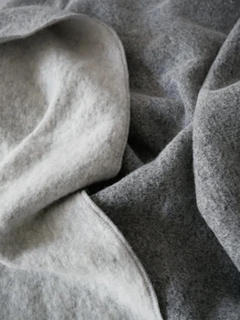 Плед серый Hilzer (woolmark) из отборной шерсти мериноса — 150х200. Размер 150x200.