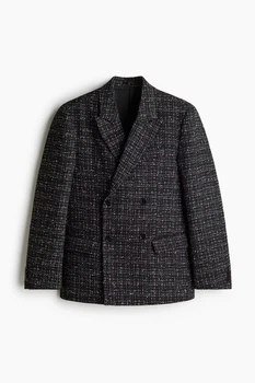 Пиджак regular fit H&M 1250735001c49 46 серый (100002969)