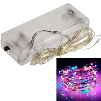 Гирлянда на батарейках 20 led JMD-959 (2хАА) (Мультицвет) Epik (144879)