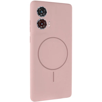 Чехол Silicone Cover Lakshmi Full Camera (AA) with Magnetic Fit для Motorola Edge 50 Fusion (Розовый / Pink Sand) Epik (239991)