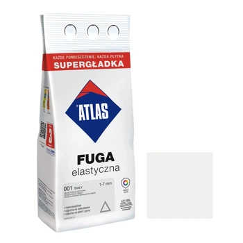 Фуга ATLAS FUGA ELASTYCZNA 001 2 кг білий