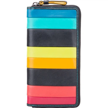 Женский кожаный кошелек Visconti STR5 Corfu (Black Multi)
