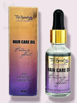 Сухое парфюмированное масло для восстановления волос Ботокс Эффект Top Beauty Hair Care Oil Botox's Effect 30 мл