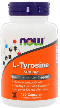 Аминокислота Now Foods L-Тирозин 500мг