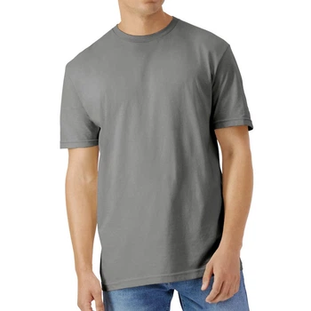 Базова чоловіча футболка Gildan Light Cotton сіра 2XL