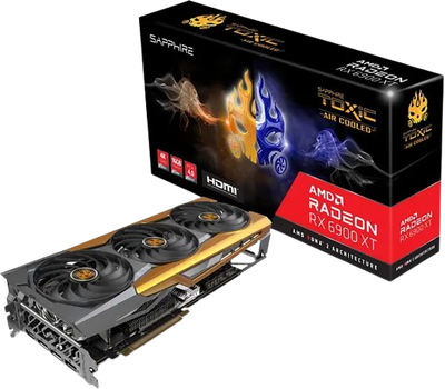 Відеокарта AMD Radeon RX 6900 XT 16GB Sapphire Toxic Air Cooled (11308-97-90G) Refurbished