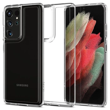 Чохол Spigen Crystal Hybrid для Samsung Galaxy S21 Ultra (S998) (ACS02379) Crystal Clear