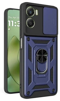 Чохол Camshield з кільцем-підставкою на Motorola G06 / dark blue
