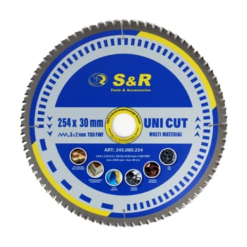Пильный диск S&R FWF 245080254 80 254*30*3 мм