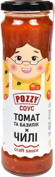 Соус «Томат та базилік х чилі», 205г Pozzy
