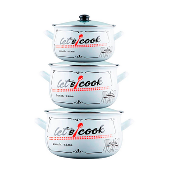 Набір каструль GT-T-3-LCW GUSTO Lets cook