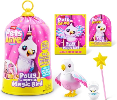 Интерактивная игрушка Волшебная птичка Полли Pets Alive Polly The Magic Bird by ZURU