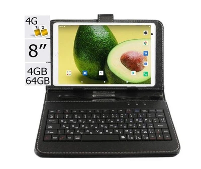 Планшет-ноутбук Adronix Mid Pad PRO 8 LTE Pink 4GB/64GB IPS 8'' + Чехол-клавиатура