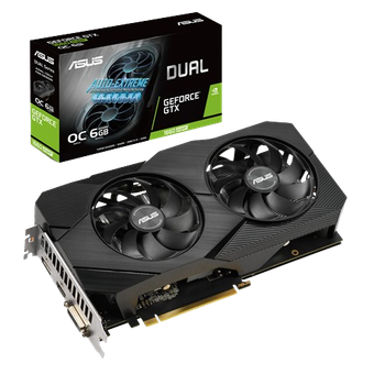 Видеокарта GeForce GTX 1660 Super 6GB Asus Dual EVO OC (DUAL-GTX1660S-O6G-EVO) Б/В
