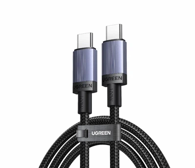 Кабель UGREEN L528 USB-C to USB-C PD 3.0 100W 5A Fast Charging Cable 3m Space Gray (65834)
