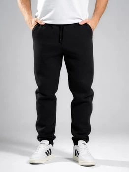 Мужские теплые брюки Teamv Simple Sport 3 Черные M