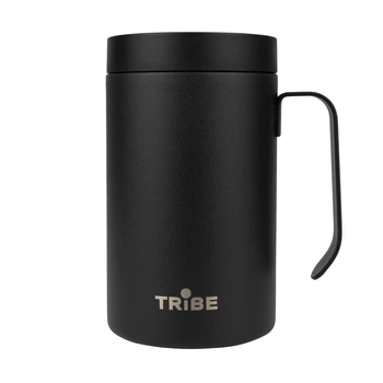 Термокружка Tribe Adventure Mug T-FA-0032 чорна 450 мл (T-FA-0032)