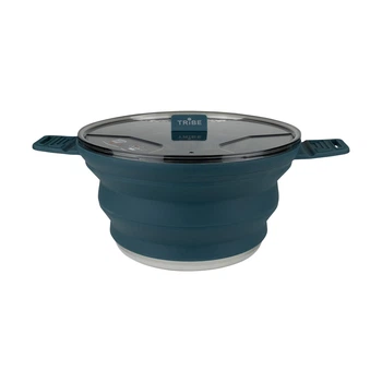 Кастрюля Tribe Collapsible Pot 2,5 л силиконовая ocean (T-FF-0025)