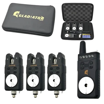 Набор сигнализаторов GLADIATOR RF698 3+1 Black водонепроницаемые до 150 м (RF698)