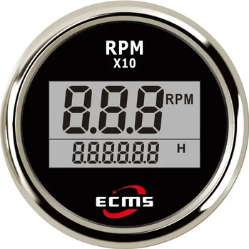 Цифровий тахометр ECMS 800-00264 чорний 55мм 9-32 VDC 0-999999 об/хв (800-00264)