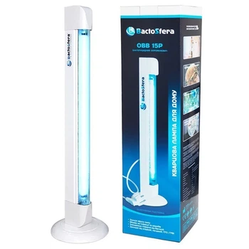Бактерицидный облучатель BactoSfera OBB 15P OZONE белый мощность 15W (BS 15W T8/G13)