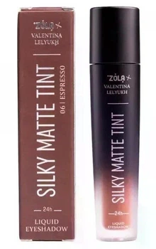 Рідкі тіні для повік ZOLA x Valentina Lelyukh Silky Matte Tint 06 Espresso 3.2 мл