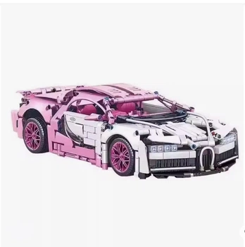 Конструктор спортивного автомобиля Bugatti 1:14 с дистанционным управлением, 1388 деталей | RC модель | Совместим с LEGO