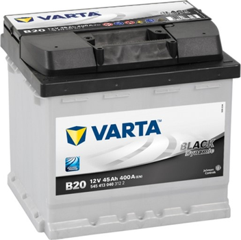 Автомобильный аккумулятор Varta Black Dynamic 45А (+/-) B20 (400EN) (545413040)