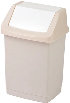 Kosz na śmieci uchylny Curver Click-IT 50 l 176502 Beżowy (3253921721807)