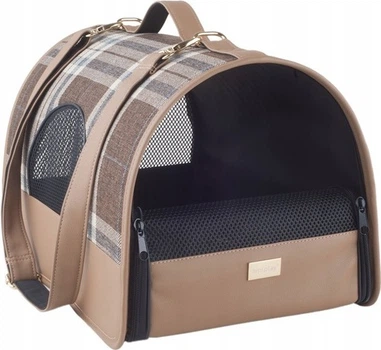 Torba transportowa dla psów i kotów Amiplay Kent M Beżowa (5907563256545)